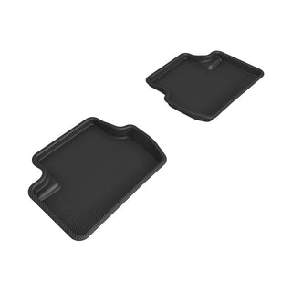 3D MAXpider Kagu All-Weather 2nd Row Floormat: Tesla Model S Long Range Plus / Performance (2020-2021) - Black