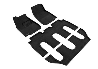 3D MAXpider Elegant Black Floor Liners 4-Piece Kit: Fits Most Tesla Model X Models (2015-2026)
