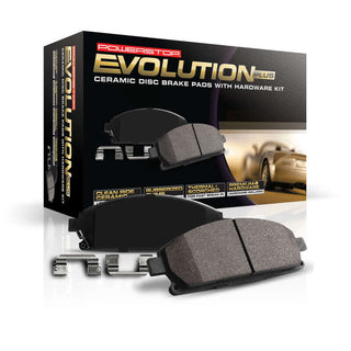 PowerStop Z17 Evolution Ceramic Brake Pads (FRONT) w/ Hardware: Tesla Model S / Model X (2012-2021)