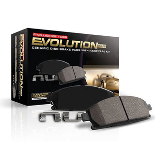 PowerStop Z17 Evo Ceramic Brake Pads and Hardware (REAR): Tesla Model 3 (18-23) / Model Y (20-24)