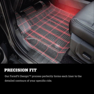 Husky Liners X-ACT 2nd Seat Floor Liner: Tesla Model Y (2020-2024) - Black