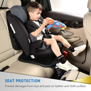 3D MAXpider Child Seat Protector w/ Mesh Pockets and TPR Anti-Skid Bottom