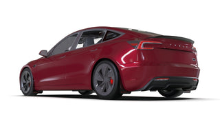 Rally Armor UR Premium Urethane Mud Flaps: Tesla Model 3 (2017-2026) - Highland Black/Dark Grey Logo