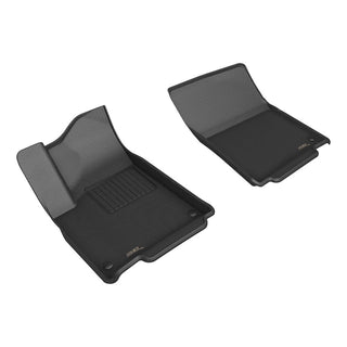 3D MAXpider Kagu All-Weather Floor Mats (FRONT): Rivian R1T (2021-2026) - Black