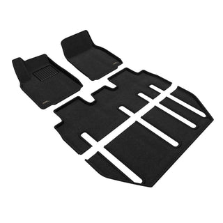 3D MAXpider Elegant Black Floor Liners 4-Piece Kit: Fits Most Tesla Model X Models (2015-2026)