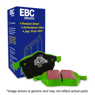 EBC Greenstuff 2000 Series Sport Rear Brake Pads: Tesla Model S (2018-23) / Model X (2022-23)