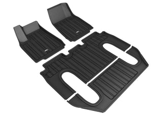 3D MAXpider Elitect R1 R2 R3 Floor Liners 6 Seats: Fits Most Tesla Model X Models (2015-2026)