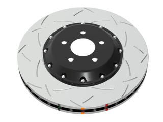 DBA 17-23 Tesla Model 3 (w/355mm Front Rotor) Front 5000 Series 2-Piece Slotted Rotor w/Black Hat