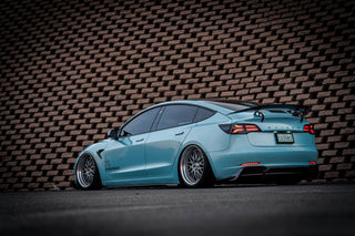 AlphaRex PRO-Series LED Sequential Tail Lights Jet Black: Tesla Model 3 / Model Y (2017-23 / 2020-25)