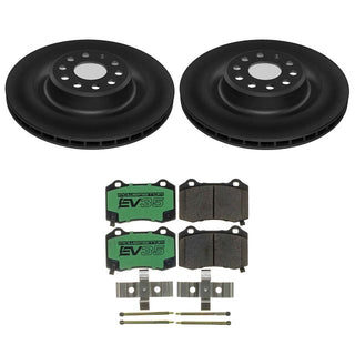 PowerStop EV35 Electric Vehicle Brake Pads and Rotors Kit (REAR): Tesla Model S / Model X (2012-2026)