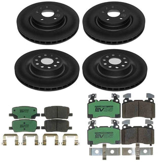 PowerStop EV35 Electric Vehicle Brake Pads and Rotors Kit (FRONT AND REAR): Tesla Model S / Model X (2017-21)
