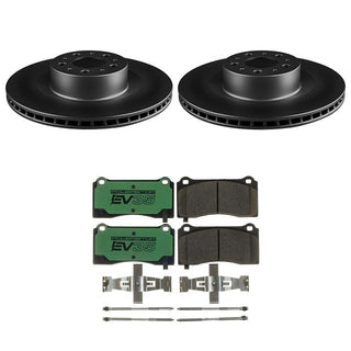 PowerStop EV35 Electric Vehicle Brake Pads and Rotors Kit (FRONT): Tesla Model Y (2020-2024)