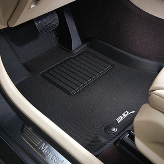 3D MAXpider Kagu Floor Mats (BLACK): Tesla Model S (2012-2020)