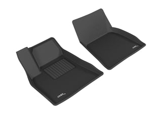 3D MAXpider Kagu Floor Mats (BLACK): Tesla Model S (2012-2020)