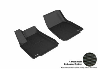 3D MAXpider Kagu All-Weather Floormats: Tesla Model X 2015-2026 - Black