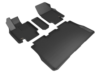 3D MAXpider Kagu Floor Mats: Tesla Cybertruck (2023-2026) - Black
