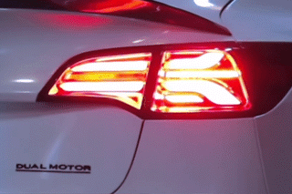 AlphaRex PRO-Series LED Sequential Tail Lights Jet Black: Tesla Model 3 / Model Y (2017-23 / 2020-25)