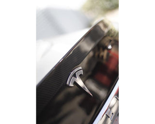 MXP Carbon Fiber Rear Spoiler: Tesla Model S (2012+) - Wet / Dry / Forged Carbon Finish