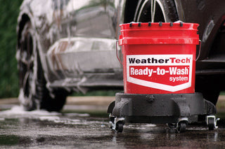 WeatherTech Ready-to-Wash Bucket System w/ Vented Lid Seat, GritGrate Insert, MittSaver Holder, and Rolling Dolly
