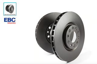 EBC Slotted Rear Brake Rotors: Tesla Model S (2012-17) / Model X (2015-21)