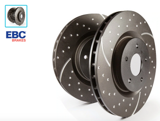 EBC Front GD Sport Brake Rotors (FRONT): Tesla Model 3 (2017-2023)