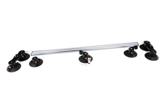 SeaSucker Monkey Bars Vacuum Mount Roof Rack System: Fits Most Vehicles with Naked Roof - Black Aluminum