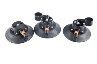 SeaSucker Monkey Bars Vacuum Mount Roof Rack System: Fits Most Vehicles with Naked Roof - Black Aluminum