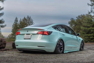 AlphaRex PRO-Series LED Sequential Tail Lights Red Smoke: Tesla Model 3 / Model Y (2017-2025)