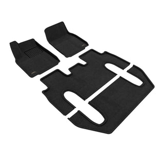 3D MAXpider Elegant Black Floor Liners 4-Piece Kit: Tesla Model X (2015-2026)