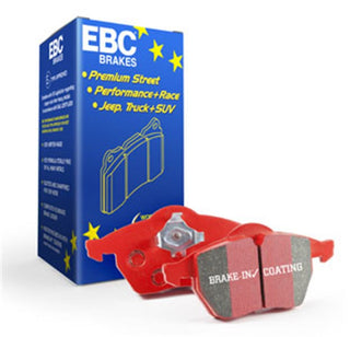EBC Redstuff Ceramic Low Dust Front Brake Pads: Tesla Model 3 / Model Y (2017-2022)