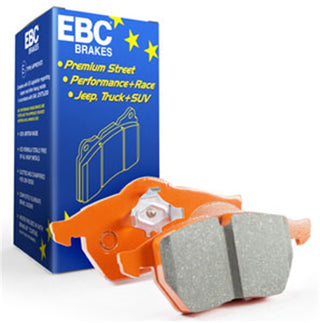 EBC Orangestuff Race Front Brake Pads: Tesla Model 3 / Model Y (2017-2023)