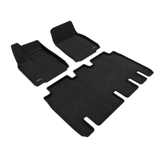 3D MAXpider Elegant Series Floor Liners 3-Piece Kit: Tesla Model X (2015-2026) - Black