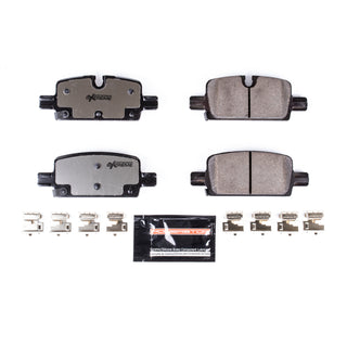 PowerStop Z36 Truck & Tow Ceramic Rear Brake Pads w/ Hardware: Fits Most Chevrolet / GMC / Cadillac / Rivian Models (2019-2026)