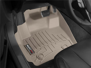 WeatherTech Front FloorLiner (Tan): Ford Mustang Models 2005-2014 / Tesla Model S (2012-2014)