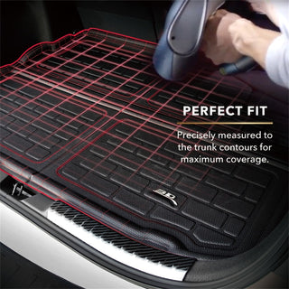 3D MAXpider Kagu Cargo Liner (REAR): Fits Most Tesla Model S Models (2016-2021) - Black