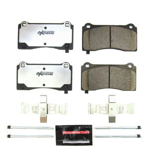 PowerStop Z26 Street Ceramic Brake Pads w/ Hardware (FRONT): Tesla Model 3 (2017-2023) / Model Y (2020-2024)