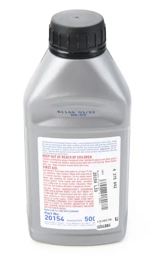 LIQUI MOLY DOT 4 Synthetic Brake Fluid 500ml