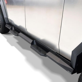 Westin HDX Xtreme Textured Black Nerf Step Bars: Tesla Cybertruck (2023-2026) w/ Mount Kit