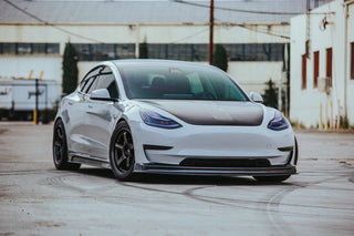 Seibon Carbon Fiber Front Lip Spoiler: Tesla Model 3 (2017-2020)